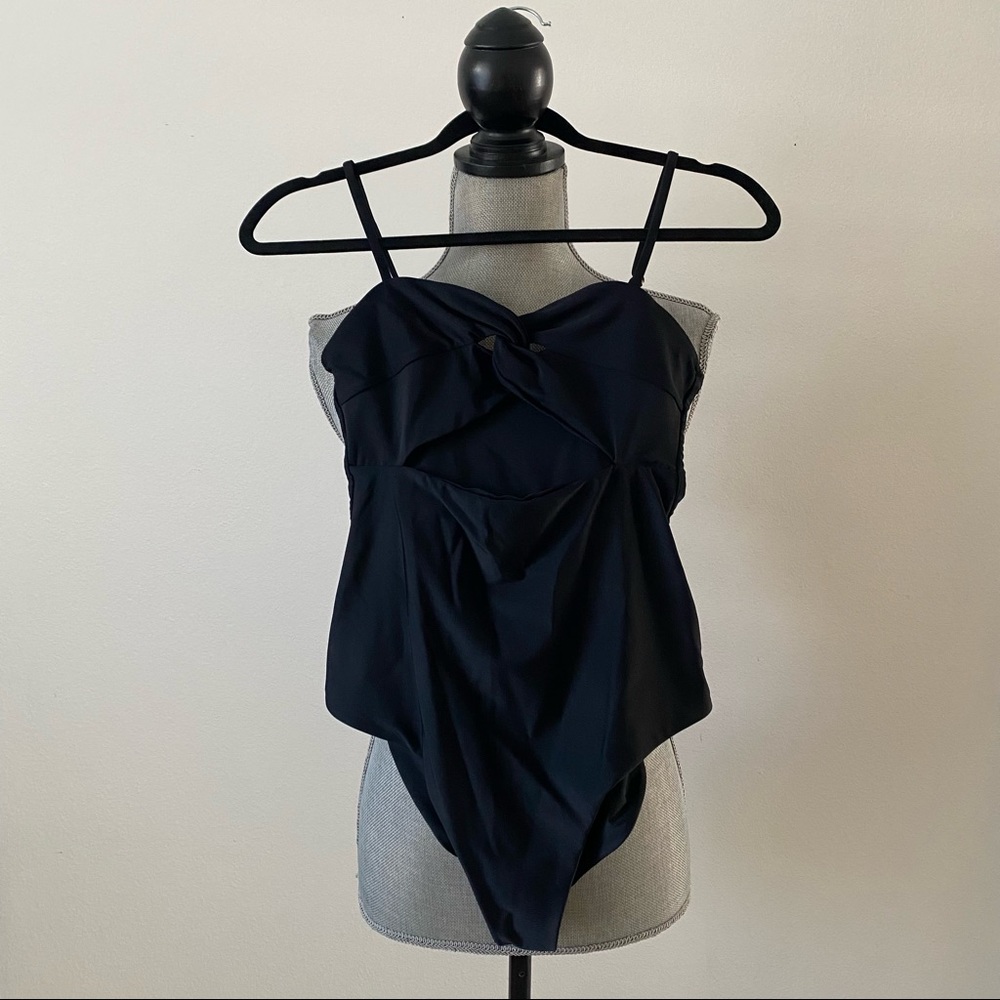 Showpo black cut out one piece swimsuit